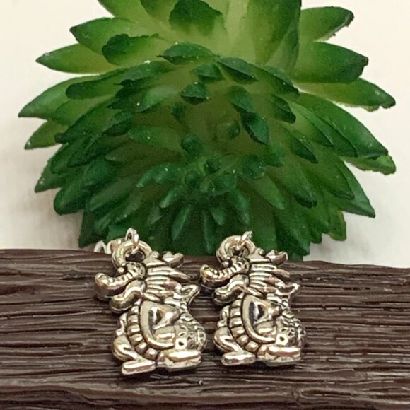 Dragon Earring, Chinese Earring, Gift Idea, Dragon Jewelry, Chinese Dragon - Picture 2 of 6